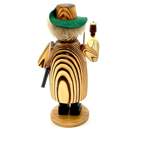 Erzgebirgische Volkskunst Hunter Handmade Incense Smoker - Picture 3 of 7